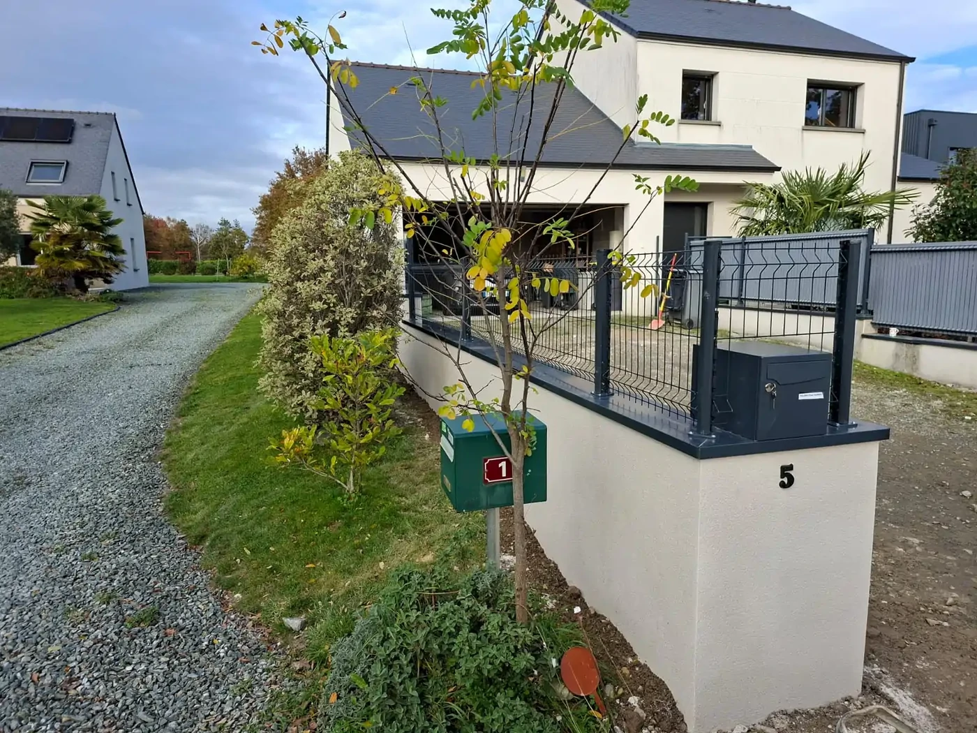 Construction mur de clôture à Héric (44810)